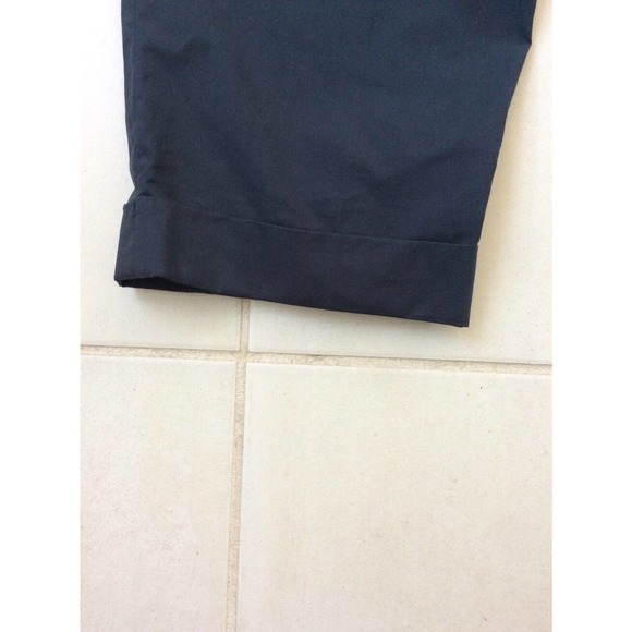 Officine Generale Pierre Cuffed Pants High Waist Pleated Cotton - Picture 12 of 13